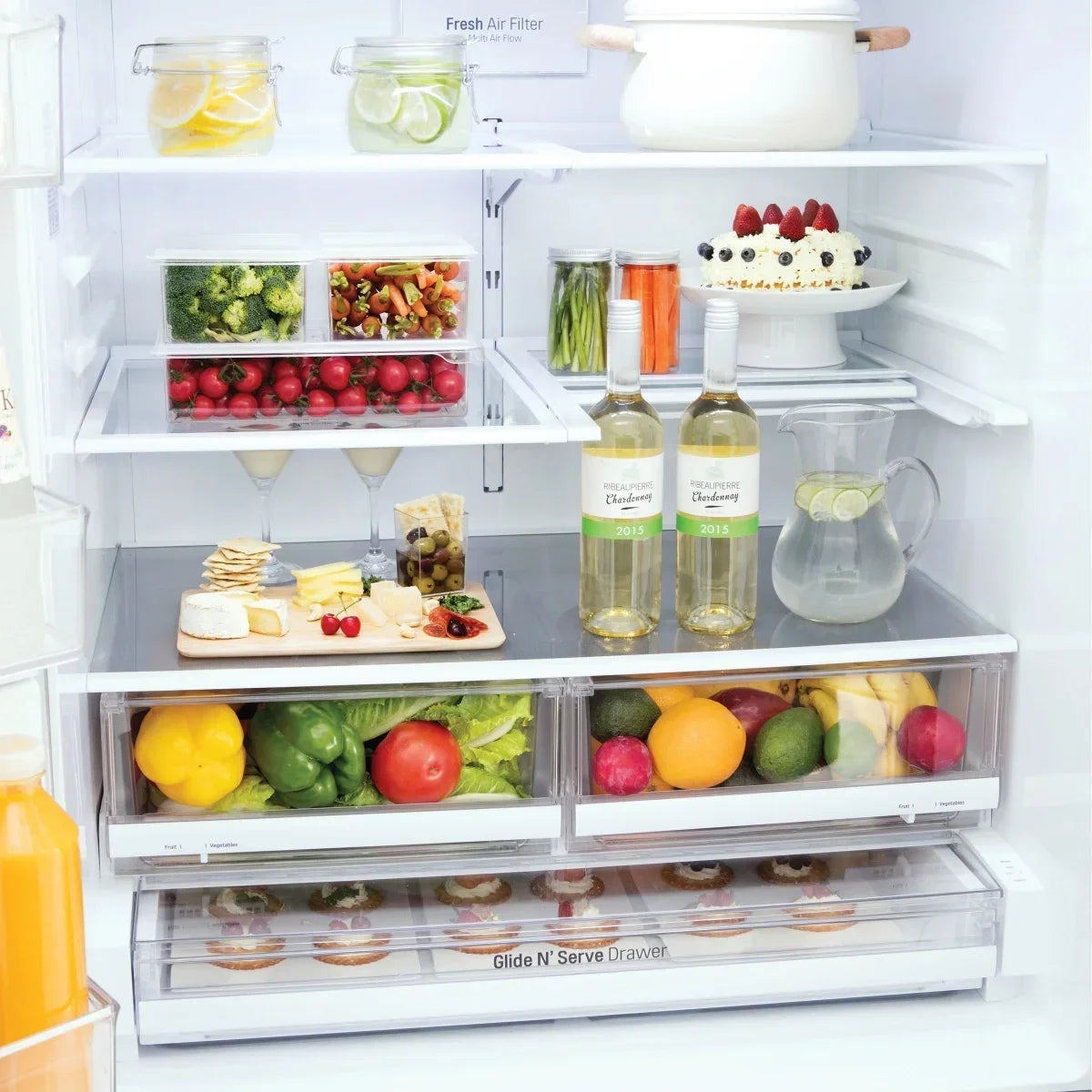 Whirlpool 36 in. 31 cu ft. Stainless Steel French Door Refrigerator with Ice Maker