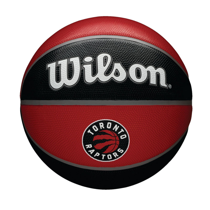 Tribute Outdoor Rubber Basketball, Official Size 7 (29.5-in), Black/Red M8048