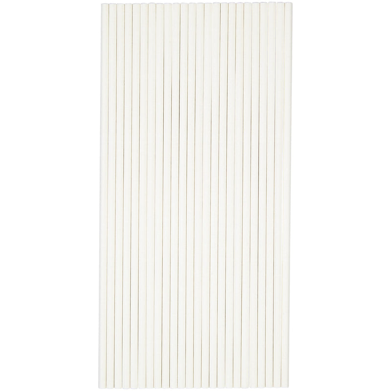 Lollipop & Cake Pop Stick, White, 8-in, 25-pk, for Baking/Cake Decoration Y7577