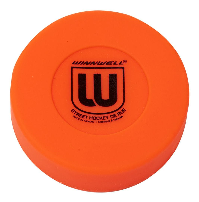 Street Hockey Medium Puck, Orange, 75mm, 50g X1305