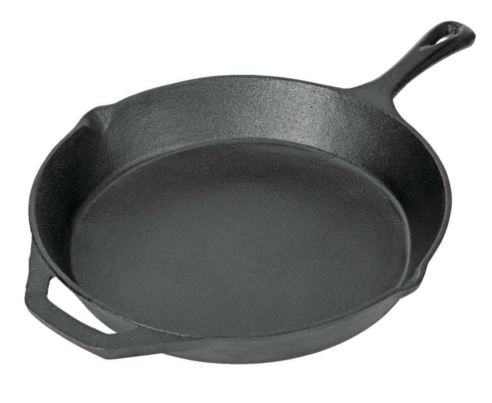 Woods Cast Iron Camping Pan, 12-in