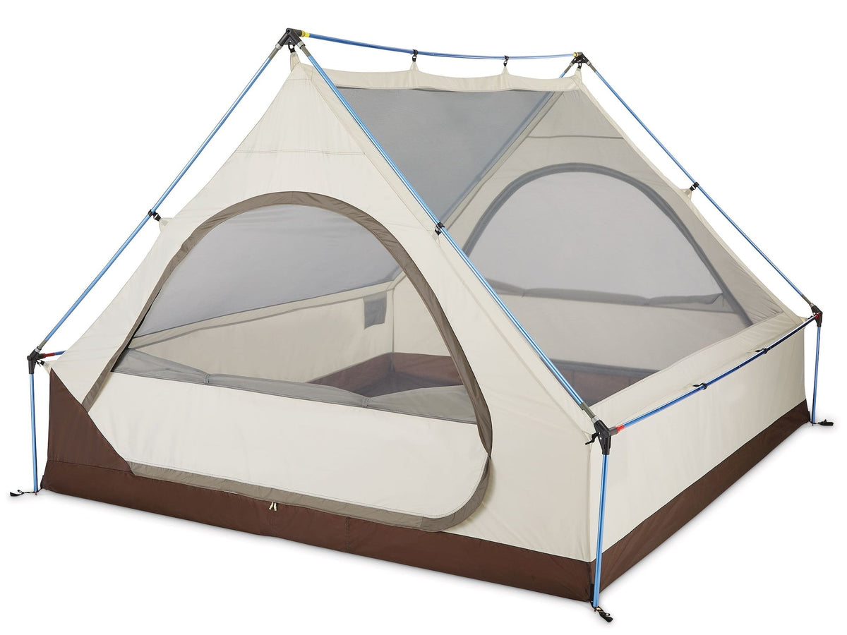 Woods Heritage A-Frame 3-Season, 6-Person Camping Tent with 2-Doors, Rain Fly & Carry Bag