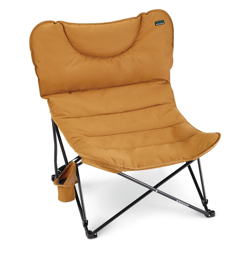 Mammoth Folding Camping Chair with Cup Holder, Dijon V2750
