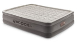 Woods Tritech Double-High Queen Air Mattress with Built-In 120V Pump