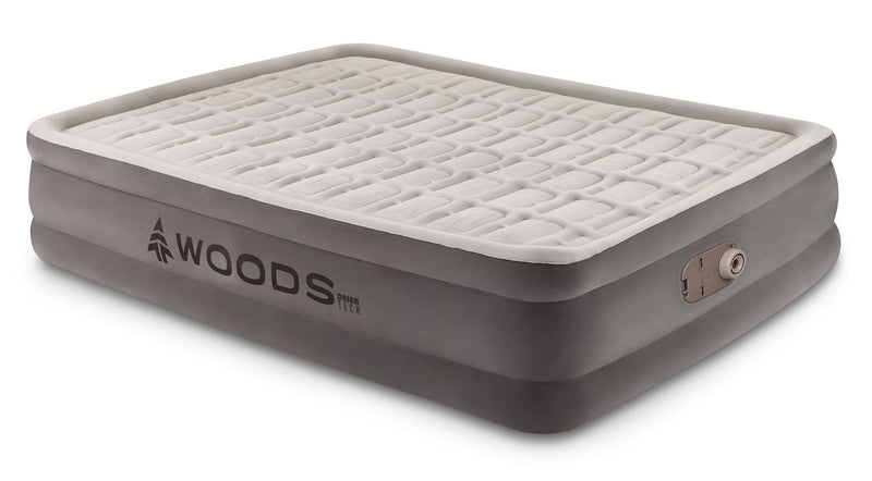 Tritech Double-High Queen Air Mattress with Built-In 120V Pump P6305