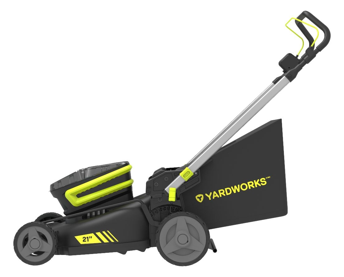 48V 3-in-1 Brushless Push Lawn Mower, 21-in with 6Ah Battery & Charger