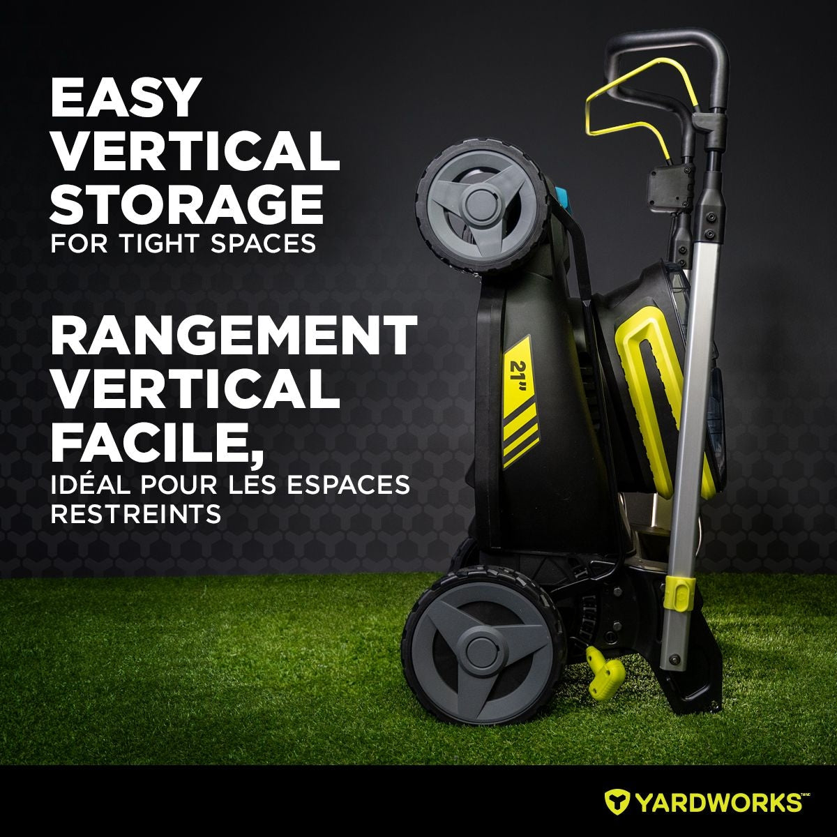 48V 3-in-1 Brushless Push Lawn Mower, 21-in with 6Ah Battery & Charger