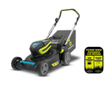 48V 3-in-1 Brushless Push Lawn Mower, 21-in with 6Ah Battery & Charger