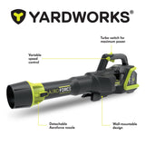 48V Lithium Ion Max Brushless AeroForce 2.0 750 CFM Leaf Blower Kit with (1) 4.0Ah Battery & (1) 2.0A Charger