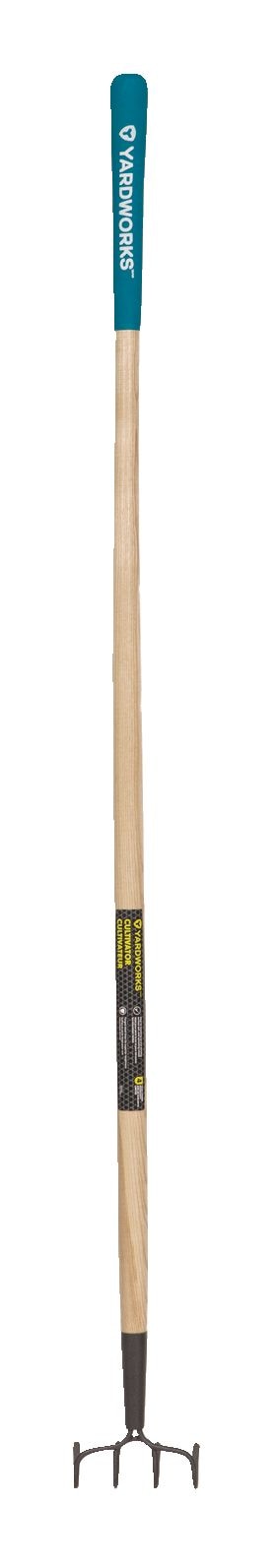 Steel 4-Tine Cultivator, 57-in Wooden Shaft F9026